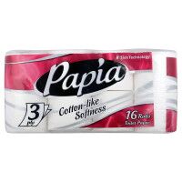 Papia Toilet Roll 3 Ply (Pack of 16)