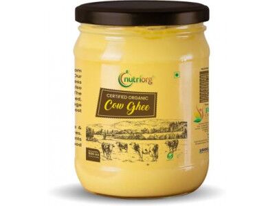 Nutriorg Certified Organic Cow Ghee 500 ml